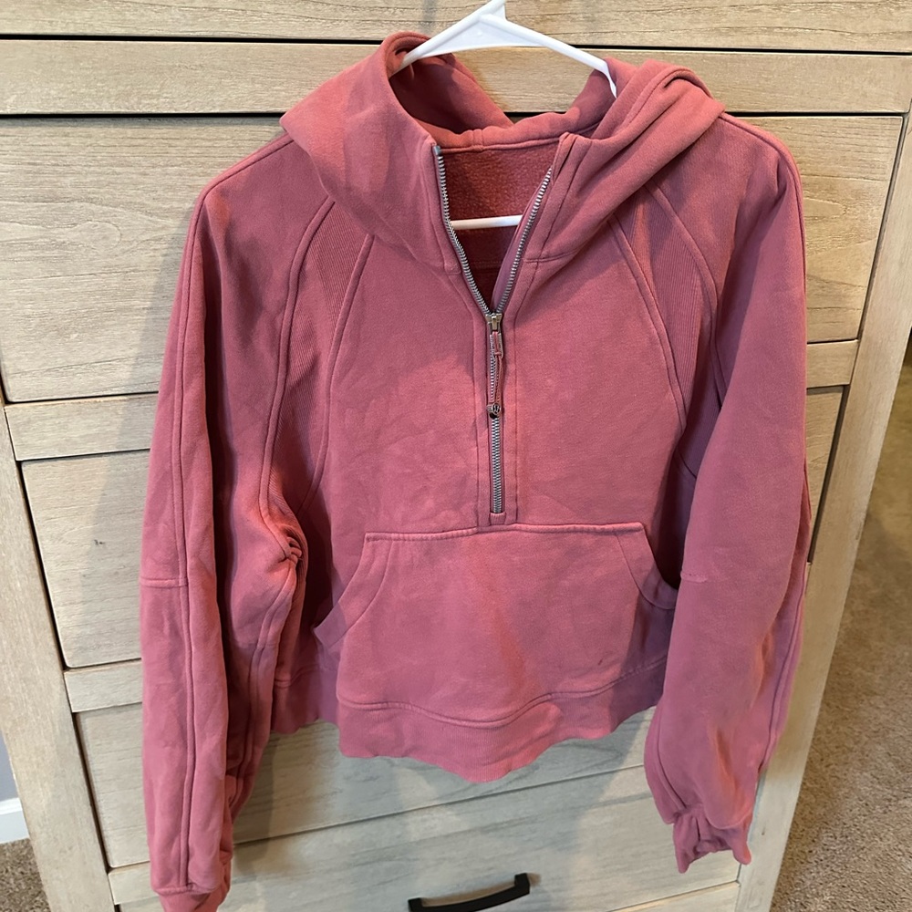 Lululemon oversized half zip scuba